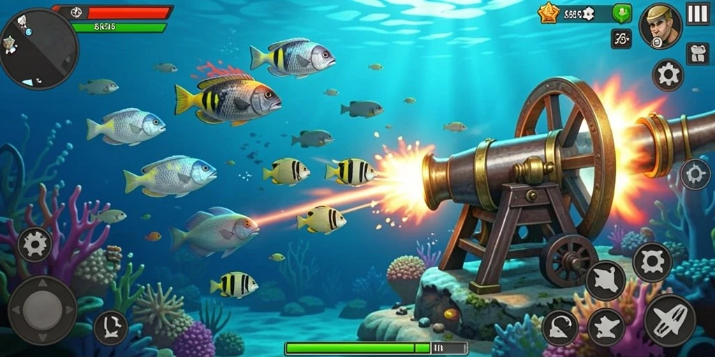 Tampilan awal game yang menarik dan informatif.