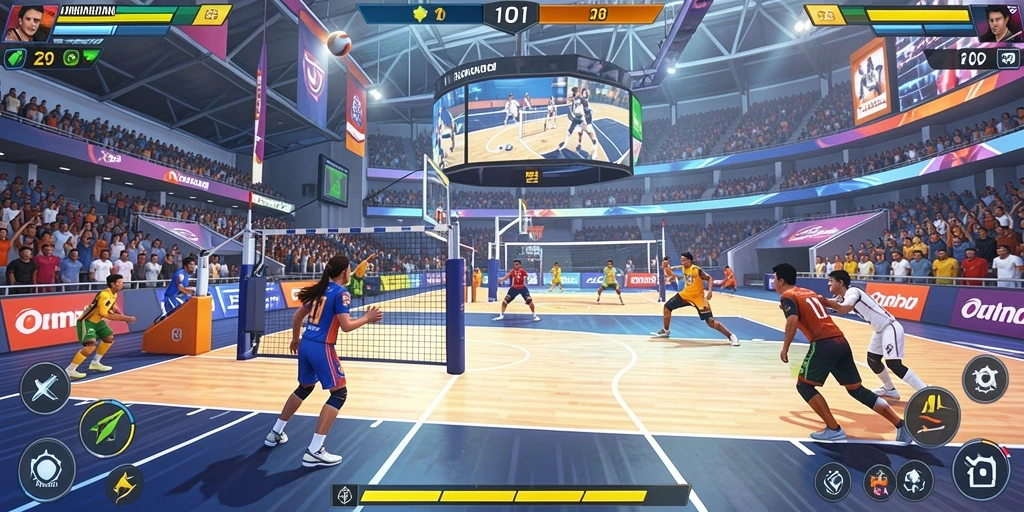 Gambaran grafik yang memukau dari dunia fantasi.