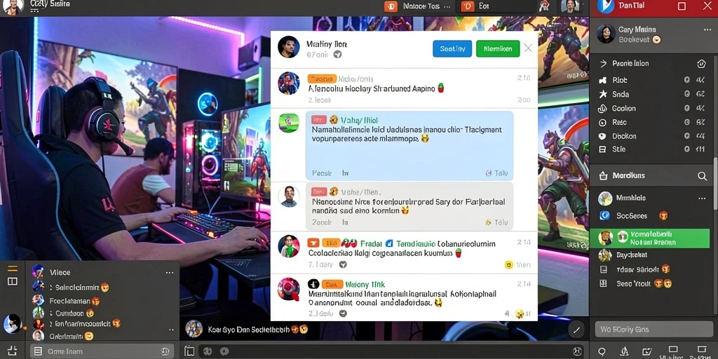 Screenshot menunjukkan antarmuka permainan yang menarik.