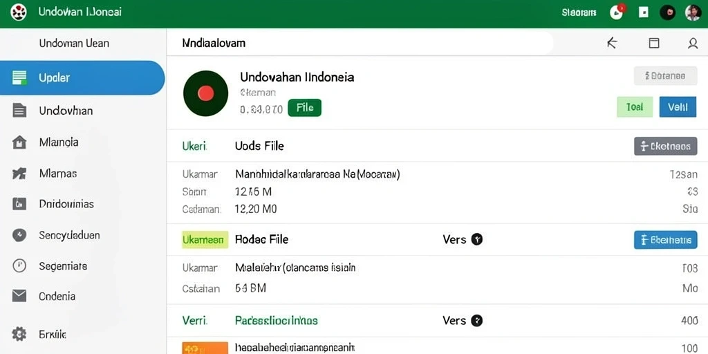 Tampilan antarmuka utama yang memukau.