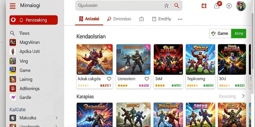 Tangkapan layar dari mode permainan yang seru.